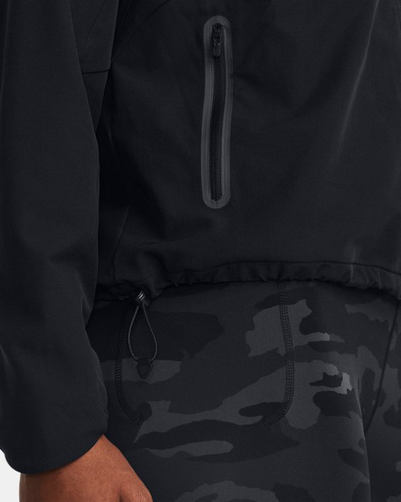 UA Unstoppable Jacke mit Kapuze für Damen, Black, pdpMainDesktop image number 4
